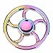 ANTI-SPINNER Steering Wheel Shaped Rainbow Fidget Hand Spinner with Steel Ball Bearing Killing Time and Boredom Toy