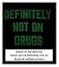 Definitely Not on Drugs | Funny Party, Rave, Festival Club Humor Unisex Tank Top