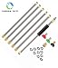 Sumnew Tech 6 PCS Stainless Steel Pressure Washer Extension Wand, 7.5-Feet Replacement Lance, 1/4'' Quick Connect, 90 inches in Total,4000 PSI
