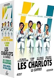 Coffret Les Charlots - Les Bidasses S'en Vont En Guerre + Le Grand Bazar + Les 4 Charlots Mousquetaires + Bons Baisers De Honk Kong - Pack