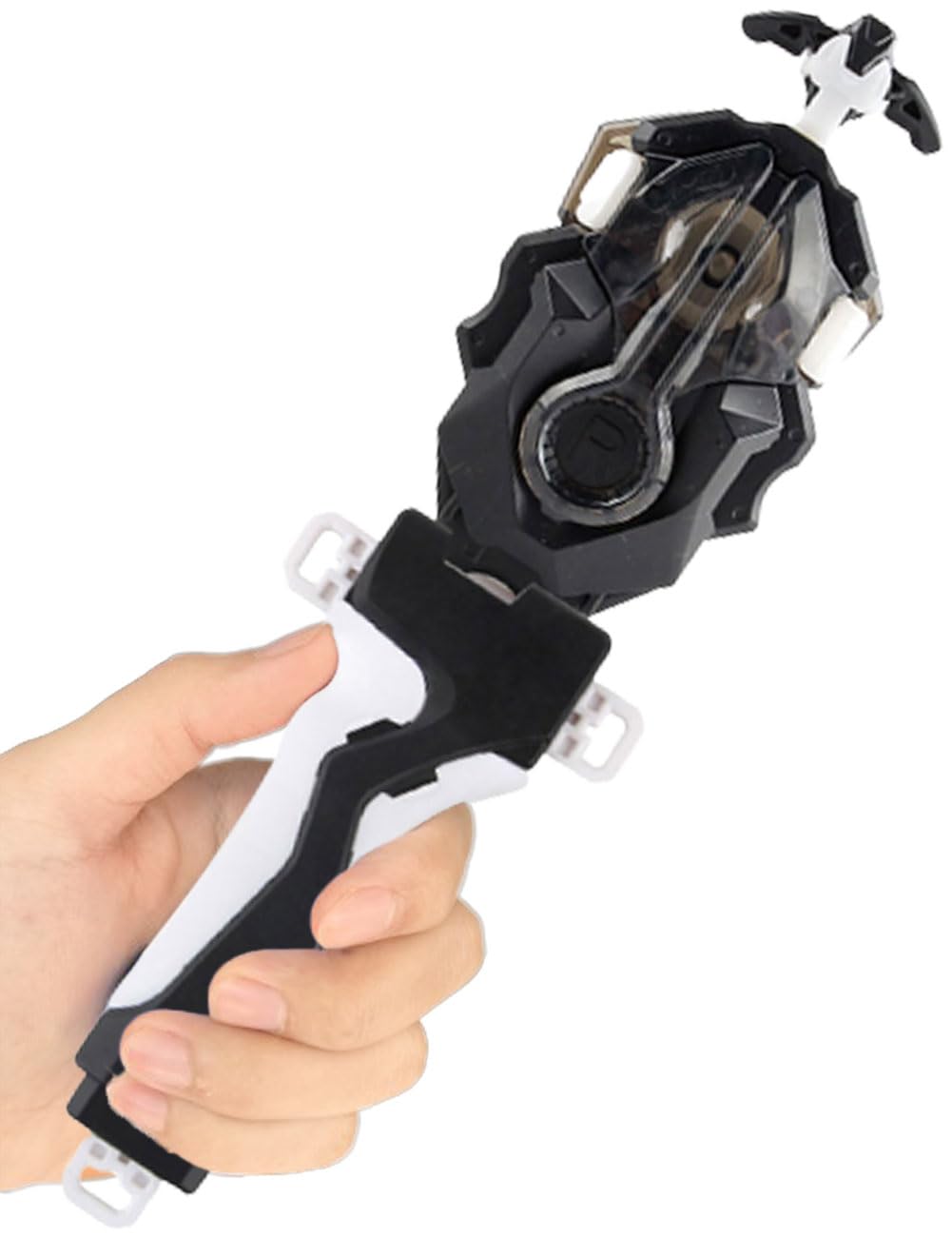 Photo 1 of Bey Battling Burst Launcher and Grip, B-184 Left and Right Spin String Launcher Grip DB Layer System Compatible with All Bey Burst Series - Black