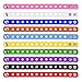 GOGO 10 PCS Adjustable Cute Wristbands, Multi-Color Rubber Charm Bracelets for Boys and Girls, Party Favors