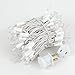Novelty Lights 22 Feet 100 Bulb Incandescent Mini Light String, Clear with 2.5-Inch Spacing on White Wire, UL Listed Commercial Grade Indoor/Outdoor Mini Lights, Connectable End-to-End