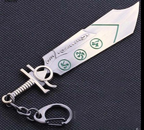 VEIA Jewelry Individuality Design League of Legends Weapon Keychain Hot Sale lol Sword Bronze Alloy Pendant Keyrings 05