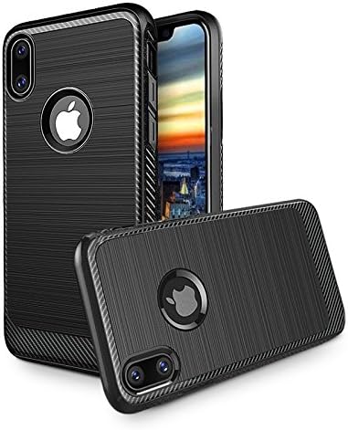 iPhone X Rillo Ridge Thin Fit Black Slim Case Design, this iPhonex Case Covers your phone with a Black Matte Drop Tested Protection, No Slip Grip with Shockproof Air Pocket Technology