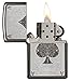 Zippo Spade Card Pocket Lighter, Black Icethumb 3