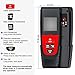 DinoFire Laser Measure, 98ft M/In/Ft EALNK Mute Laser Distance Measure with HD Display & Backlit – Black & Red