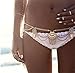 Andyle Dangle Coin Belt Dance Tassel Adjustable Waist Chain Belt Gypsy Bohemian For Women