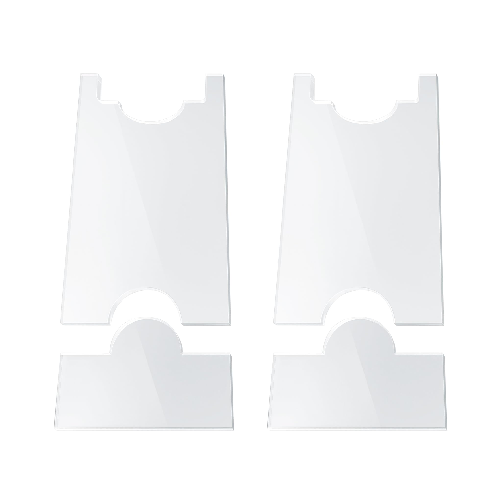 Photo 1 of 2 Pack Couch Wall Spacer, Adjustable Bed Stoppers to Prevent Sliding, Furniture Wall Spacer, Transparent Couch Stopper for Sofas, Cabinets, 8mm thickened Headboard Protector, Adjustable Range 7in-9in