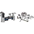 Delta Industrial 46-460 12-1/2-inch Variable-Speed MIDI Lathe and 46-461 Reversible Nova G3-D Woodturning Chuck Bundle