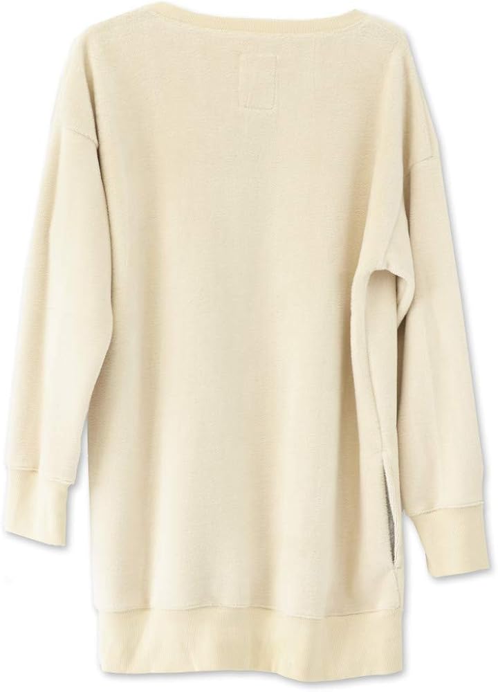 KAVU Riverton Mid Thigh Sweatshirt - Long Crew Neck Sweater: Clothing