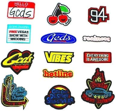 Amazon 24universe ワッペン アイロン アメカジ おしゃれ 大人 かわいい かっこいい 大きい ロックンロール 簡易貼り付け説明書付き ワッペン アップリケ 通販