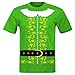 Elf Costume T Shirt Santa Christmas Holiday Shirt (Small, Kelly Green)