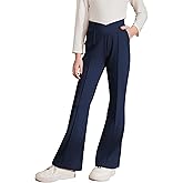blibean Teen Girls Dress Pants Bell Bottoms School Uniform Leggings Size 6-15 Years