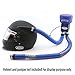 Rugged Radios MAC-X-Hose Expandable Fresh Air Helmet Pumper Hose with Cuffs - Expands Between 2 Feet and 6 Feet