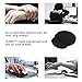 HONESTY Smooth Microfiber Memory Foam Mouse Wrist Pad, Ergonomic Resting Mouse Pad and Wrist Support, Comfortable Typing and Pain Relief, Suitable for Computer Games Office and Study, Black (1 Pack)
