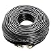 Cables Direct Online 100FT S/FTP Cat7 Copper Network Ethernet Patch Cable, Internet Wire, Compatible with PC, Laptop, Modem, Router, TVs, Printer Cord, Consoles for Home and Office (100ft, Black)