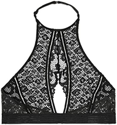 Kin Bobo New Fashion Women Black Sexy Push Up Halter Wireless Bralettes Nets Underwear Soft Breathable Bras