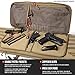 Savior Equipment American Classic Tactical Double Long Gun Bag Pistol Transportation Case w/Backpack Strap, 51 Inch Flat Dark Earth Tan