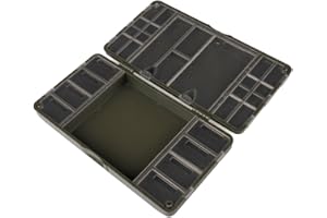 Fishing Tackle RIG Box with 10 Magnetic Pins, Convenient Storage for Carp Fishing Essentials (HZ-03)