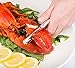 (12 Pack) 6-inch Lobster Cracker, Nut and Seafood Cracker, Zinc Plated with Chrome Alloy, Professional Crab Crackers by Tezzorio