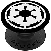 Star Wars Empire Emblem Simple Black And White PopSockets Adhesive PopGrip