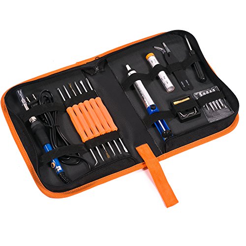 Soldering iron kit,7-in-1 with carrying case including …