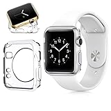 Apple watch 2 Case , Sfmn Soft Clear TPU Cover Case for iwatch Series 2 38MM (2016) (2016) (38MM Clear TPU Case)