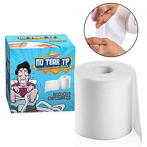 Gagster No Tear Toilet Paper Fake Roll No Rip Trick TP Joke