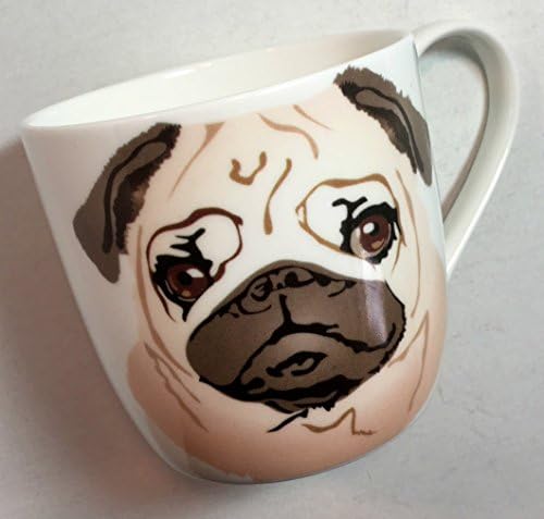 Pug Lover Mug English Bone China by "Rose of England" | Imported | Coffee Tea