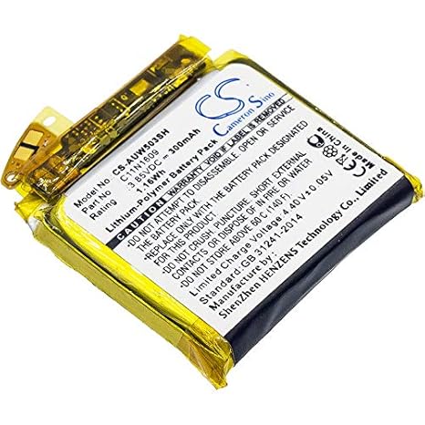 Amazon.com: Replacement Battery for Asus ZenWatch 3, WI503Q ...