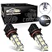 Partsam 2X P13W LED Fog Light Bulbs 12277 Daytime Running Light Driving DRL LED Lamp Xenon White 6000K Super Bright 18-5050-SMD 12V