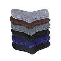 Dark Toasty Plush 6 Pack Fuzzy Socks