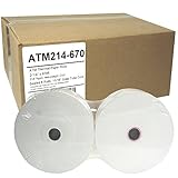 ATM Paper 2-1/4 x 670, 74g, Sealed 8 Rolls Tranax MB 1700 1705 GenMega G2500 GT3000