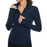 VUTRU Women's Workout Yoga Jacket Full Zip Running Athletic Track Jacket