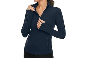 VUTRU Women's Workout Yoga Jacket Full Zip Running Track Jacket