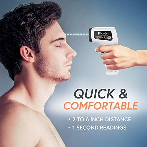 image for iProvèn No Touch Thermometer - Infrared Thermometer Suitable for Newb
