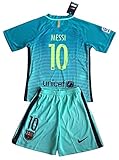 Barcelona 2016-2017 Messi #10 Youths 3rd Soccer Jersey & Shorts Set