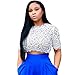 Goddessvan Women's Short Sleeve Sexy Sheer Blouse Mesh Lace Crop Top