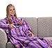 Snuggie The Original Super Soft Fleece Blanket with Sleeves and Pockets - Purple Plaid