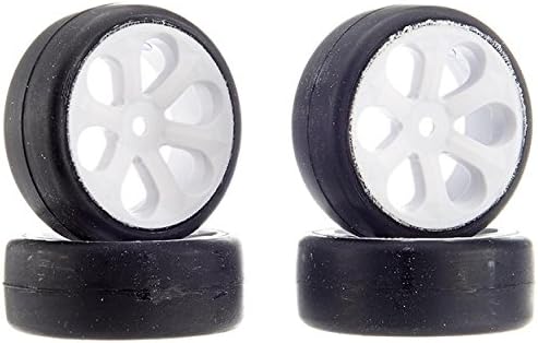 Jaco Racing Products Rubber Sedan Tire, Blue, Prism Pre-mounted (4)