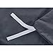 RelaxBlanket 60''x80'' Duvet Cover for Weighted Blanket | Premium 180GSM Cotton | Dark Grey