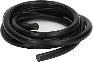HERCHR 2 Meter/ 6.6 FT Latex Rubber 3x12mm/0.1x0.5in Fishing Latex Tube Elastic Tube Rubber Hose Speargun Band for Spearfishing Rubber Tubing Latex Tubing Rubber Tube Speargun Cable Bands