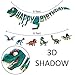 2 Pack Dinosaur Birthday Banner- 3D Dinosaur Happy Birthday Banner-Best Dinosaur Party Supplies?Jurassic World Party Supplies, Dinosaur Party Favors?6-7 Feet?