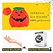 BSTAOFY Halloween Pumpkin Costume Suit Orange Patch Cutie Unisex Party Costume Set for Toddler Kids Boys Girls Children Fancy Dress Up 3-4year