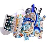Cell Phone Stand, Cute Elephant iPhone Stand Tablet Desk Bracket with Pen Pencil Holder for Tablet Nintendo Switch iPad Smartphone Pot Holder Container Stationery Box Organizer