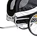 Kinbor New Basic Pet Bicycle Trailer Dog Carrier (White)