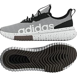 adidas Men's Kaptir 4.0 Sneaker, Black/White/Gum, 10