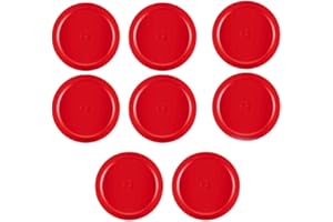 8 PCS Air Hockey Pucks, 2.5" Professional Air Hockey Set,Puck Parts,for Large Tables Best Accessories,Game Tables Equipment A