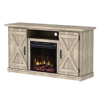 Buy Simple Living Products Industrial 48 Tv Stand Antique Rustic Look Electric Fireplace Heater Vintage Design Ashland Pine Online In Indonesia B0769w22mf
